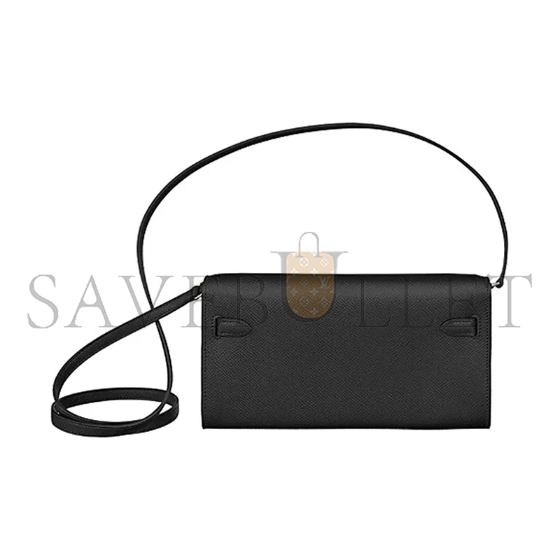 H**me5 master kelly classique to go wallet epsom h080253ck89 (20*12*2cm)